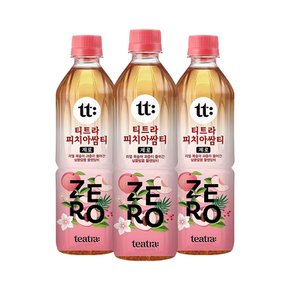 [삼립] 티트라 블랜딩티 제로 피치아쌈티 500ml 24개