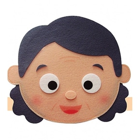 역할놀이머리띠 가족6종 할머니