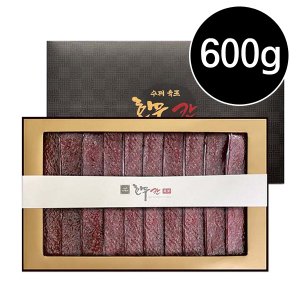  칸 수제 한우육포 선물세트 600g(60gx10팩)/쇼핑백증정