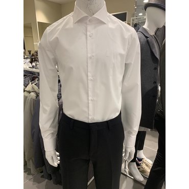 킨록바이킨록앤더슨 S/S 화이트 기본 스판 드레스셔츠 CXD73L012