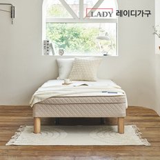 오트 본넬필로우 일체형침대 싱글 S