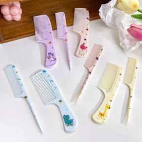 캐릭터 헤어 브러쉬 도끼빗 꼬리빗 컷트빗 2종세트