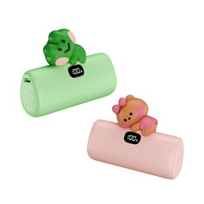 보바 라인프렌즈 미니니 고속충전 도킹형 보조배터리 4800mAh 20W