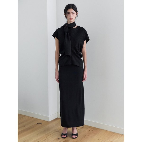 Scarf Blouse _ black