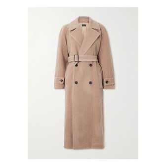 로로피아나 더블 브레스트 벨트 캐시미어 코듀로이 코트 베이지 1647597345911123