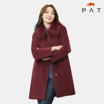 PAT [PAT여성] 여성 폭스퍼 알파카 코트_1G81107