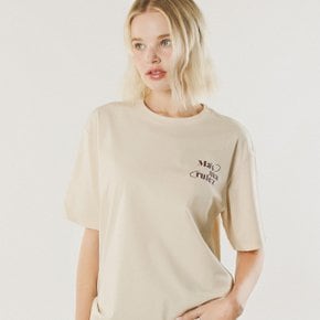 mars planet cool cotton T-shirt _Beige