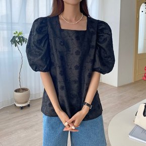 빅사이즈 405 스웨어자수패턴블라우스 DLTP483