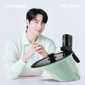 주방 필수품! 바이탈플랜트 롤팬 NEW 오리지널 자동회전냄비 (민트)