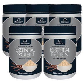 뉴질랜드 라이프스트림 에션셜 프로틴 내추럴 바닐라 450g PROTEIN VANILLA 5팩