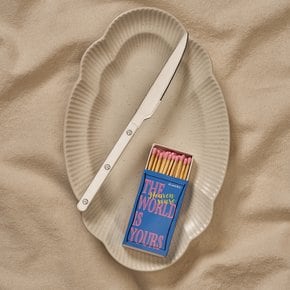 스텐 셀레스트 벨루어 커트러리 나이프 소프트 화이트