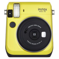 FUJIFILM 인스턴트 카메라 체키 instax mini70 옐로우 INS MINI 70 YELLOW