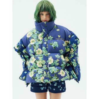 그리디어스 Floral Oversized Puffer Cape