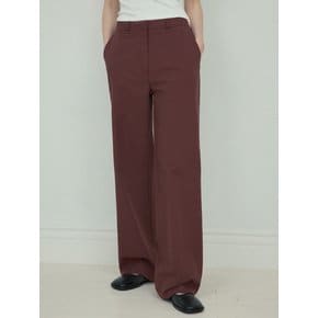 Mono basic straight cotton pants_Grape(O25-PT02)