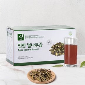 맑은농장 진한 벌나무 즙 100ml x 30개입 국내산 벌나무 진액 잔가지만 사용