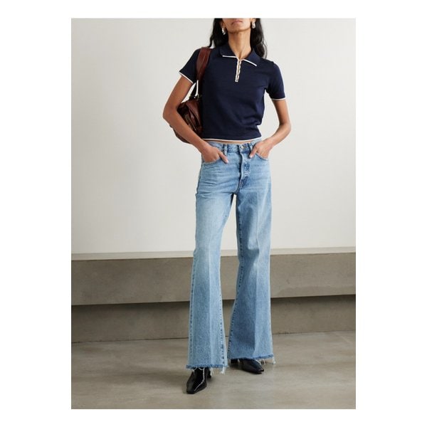 랙스 디스트레스드 하이라이즈 플레어 진 1647597358619794