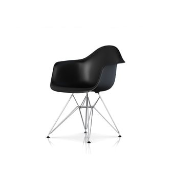 허먼밀러 [허먼밀러 공식딜러 재고보유] Eames Plastic Armchair, Wire Base (Black/Chrome)