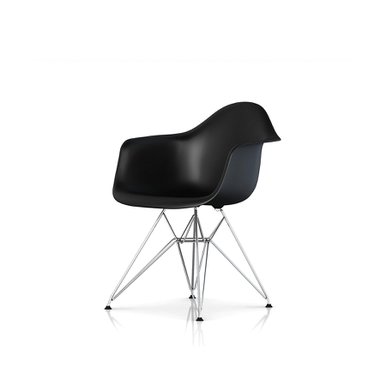 [허먼밀러 공식딜러 재고보유] Eames Plastic Armchair, Wire Base (Black/Chrome)