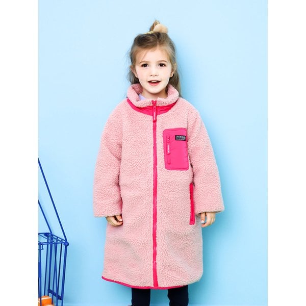 NEW따숩뽀글보아플리스롱코트