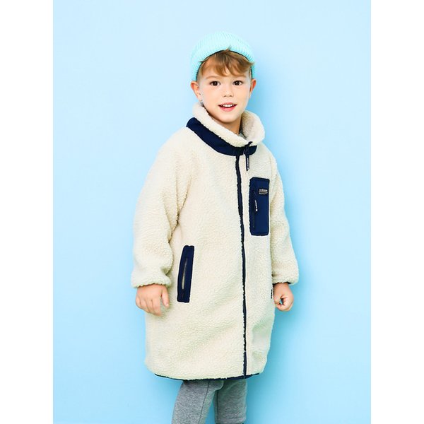 NEW따숩뽀글보아플리스롱코트