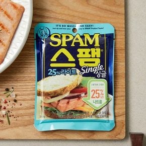 스팸 싱글 25% 라이트 80g