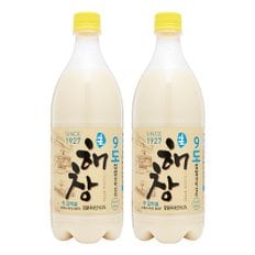 해창주조 해창막걸리 9도 900ml x2병 찹쌀생막걸리