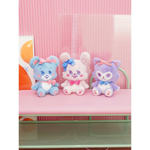 스위머 시팅 인형 토끼 고양이 곰 양 쿠션