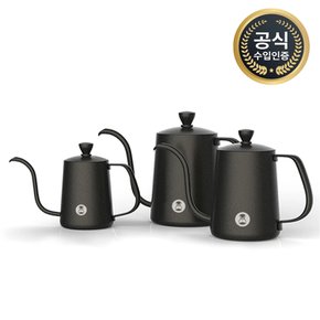 피쉬 03 캐틀 블랙 화이트 300ml 600ml 핸드드립 캠핑 포트 주전자