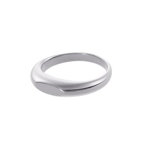 [Silver 925] flat-carving ring Ⅱ