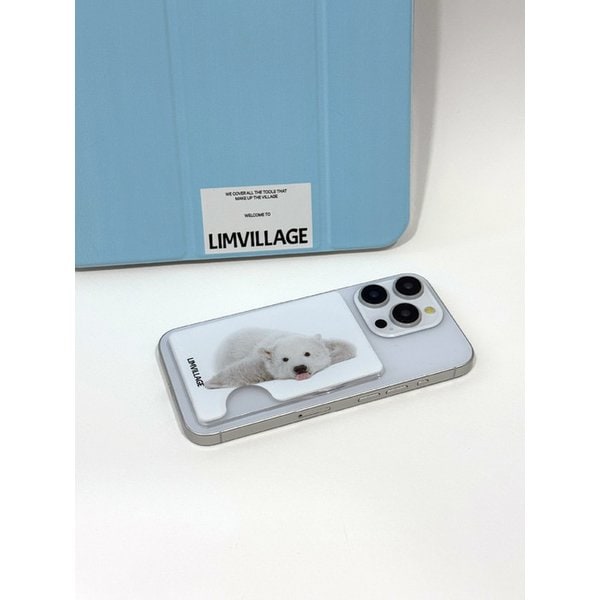 polar bear magsafe wallet