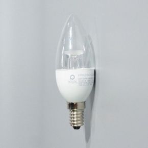 나스필 LED 투명 촛대구 주광색 전구색 3W E14 X ( 2매입 )