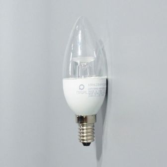 제이큐 나스필 LED 투명 촛대구 주광색 전구색 3W E14 X ( 2매입 )