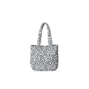 Padded Leopard Medium Bag (Ivory)