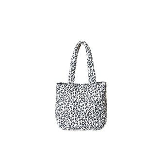 Sehr Padded Leopard Medium Bag (Ivory)