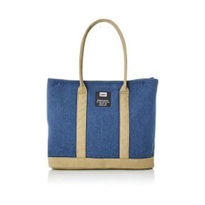 일본 리 에코백 Lee Tote Bag Logo Patch Denim Material Multifunctional Interior Divider M M