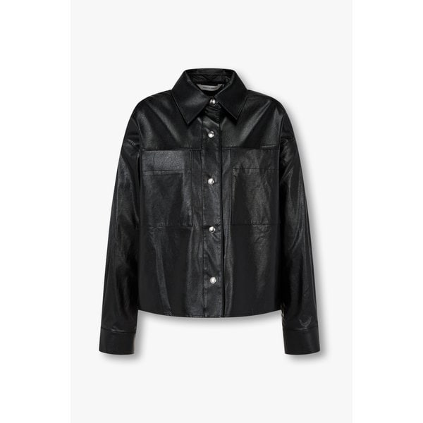 [파주점] 신세틱 레더 크롭 셔츠 자켓 7126175501