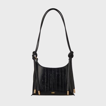 EENK HELLY Adjustable Strap Square Bag - Black