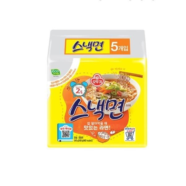 확대된 대표 오뚜기 스낵면 108G 40개 (1박스)(1)