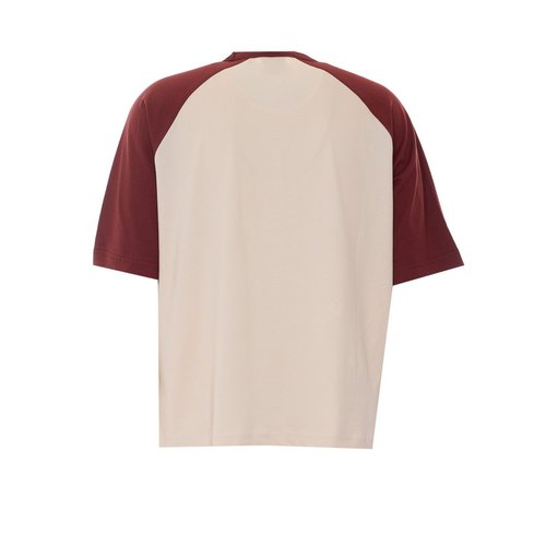 [해외배송] 26 F/W 데일리 페이퍼 콘트라스트 로고 티셔츠 2610183/BURGUNDY B0012525493