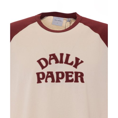 [해외배송] 26 F/W 데일리 페이퍼 콘트라스트 로고 티셔츠 2610183/BURGUNDY B0012525493