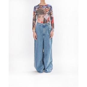 25SS 써네이 데님 숏팬츠 RTWXBOT013 8072 light washed denim JEANS