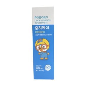 뽀로로 고불소 치카친구 플러스치약 스윗민트향 80g