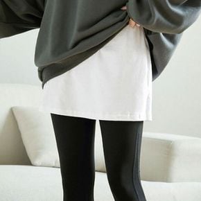 레이어드용 치마 페이크 레깅스 엉덩이 커버 테니스