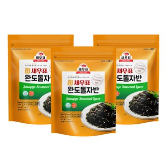 새우표완도김 새우표 완도 고소한 돌자반 40g x 3봉