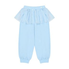 데일리 연블루 샤 배색 바지 Q64DAP012