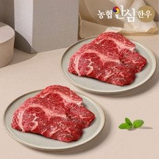 농협안심한우 1등급 한우 등심 300g+300g