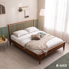 보르도 원목 평상형 슈퍼싱글침대 (2 color) 매트별매