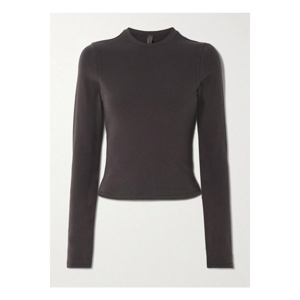 스킴스 스트레치 코튼 저지 티셔츠 아이언 다크 브라운 46376663162966602