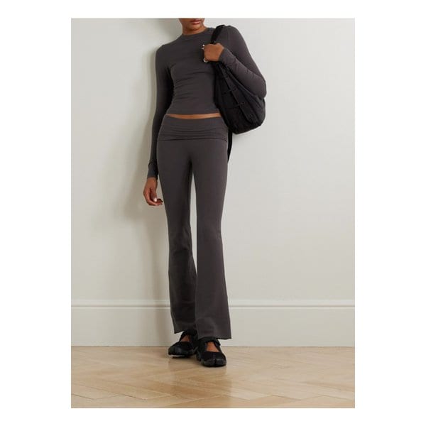 스킴스 스트레치 코튼 저지 티셔츠 아이언 다크 브라운 46376663162966602