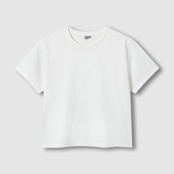 여 JAJU AIR 코튼 반팔 티셔츠 J116201084001